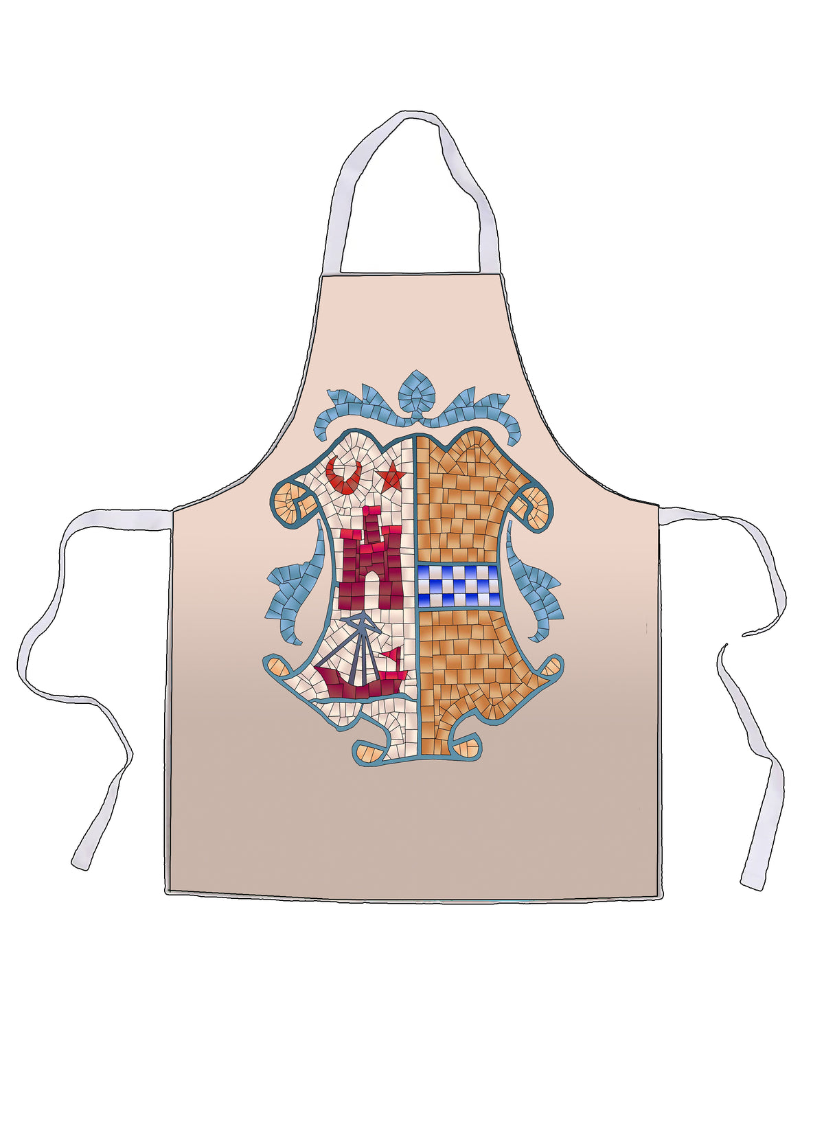 Isle of Bute Apron - Free p&p Worldwide