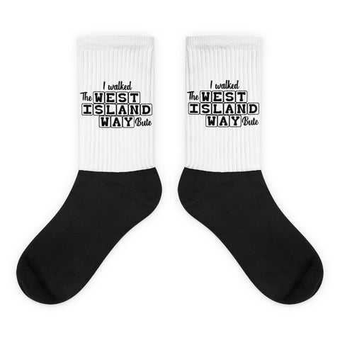I walked the West Island Way Socks