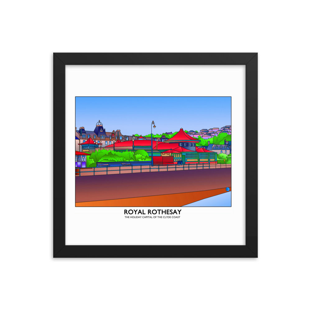 Rothesay Winter Gardens Framed Print