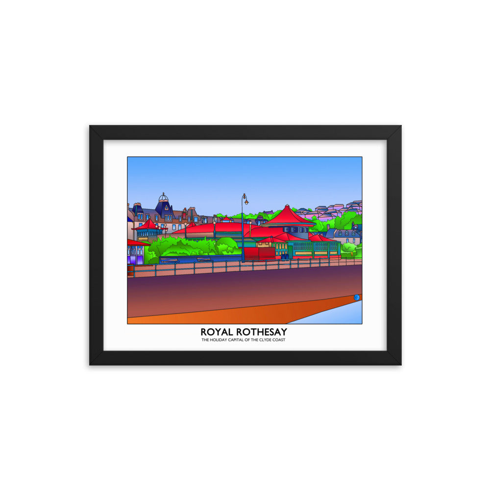 Rothesay Winter Gardens Framed Print