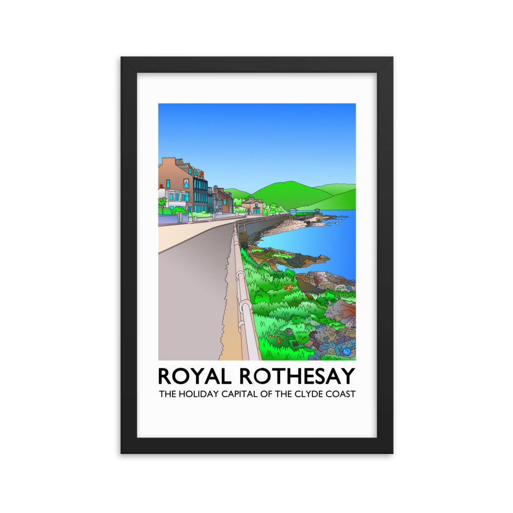 Ardbeg Road Framed Print