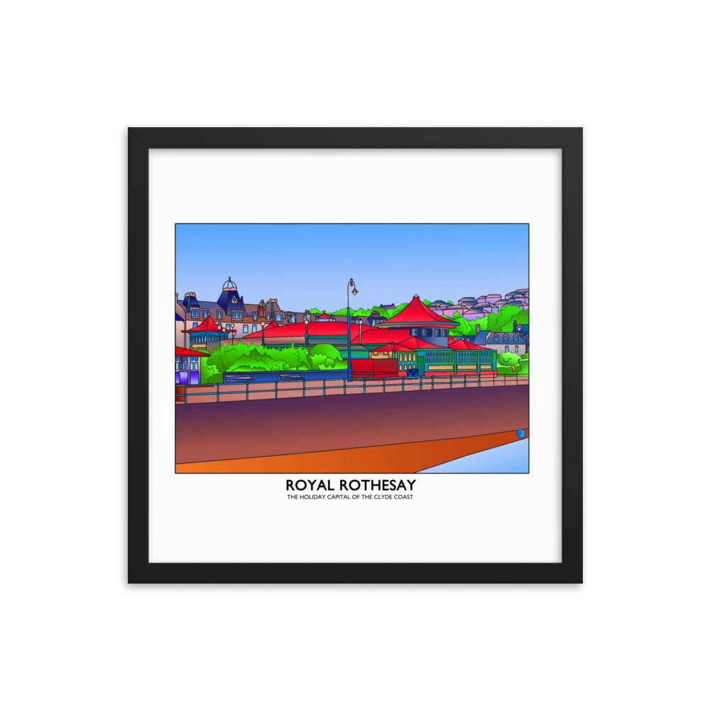 Rothesay Winter Gardens Framed Print