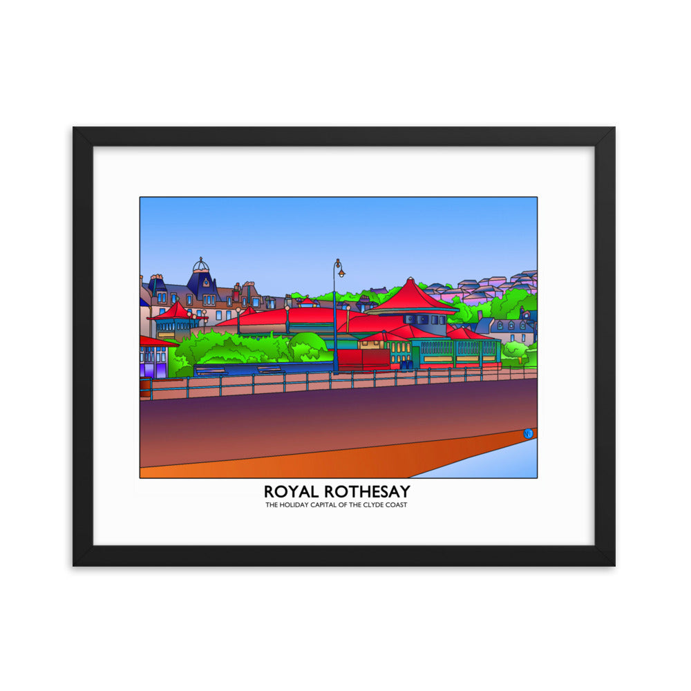 Rothesay Winter Gardens Framed Print