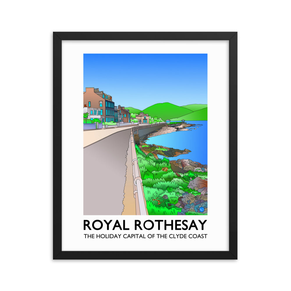 Ardbeg Road Framed Print