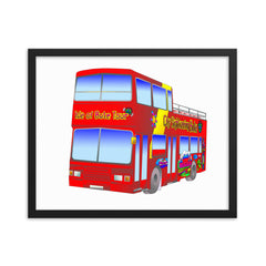 Isle of Bute Tour Bus Framed poster