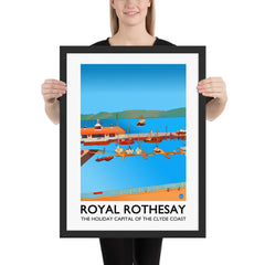 Rothesay Marina Framed Print