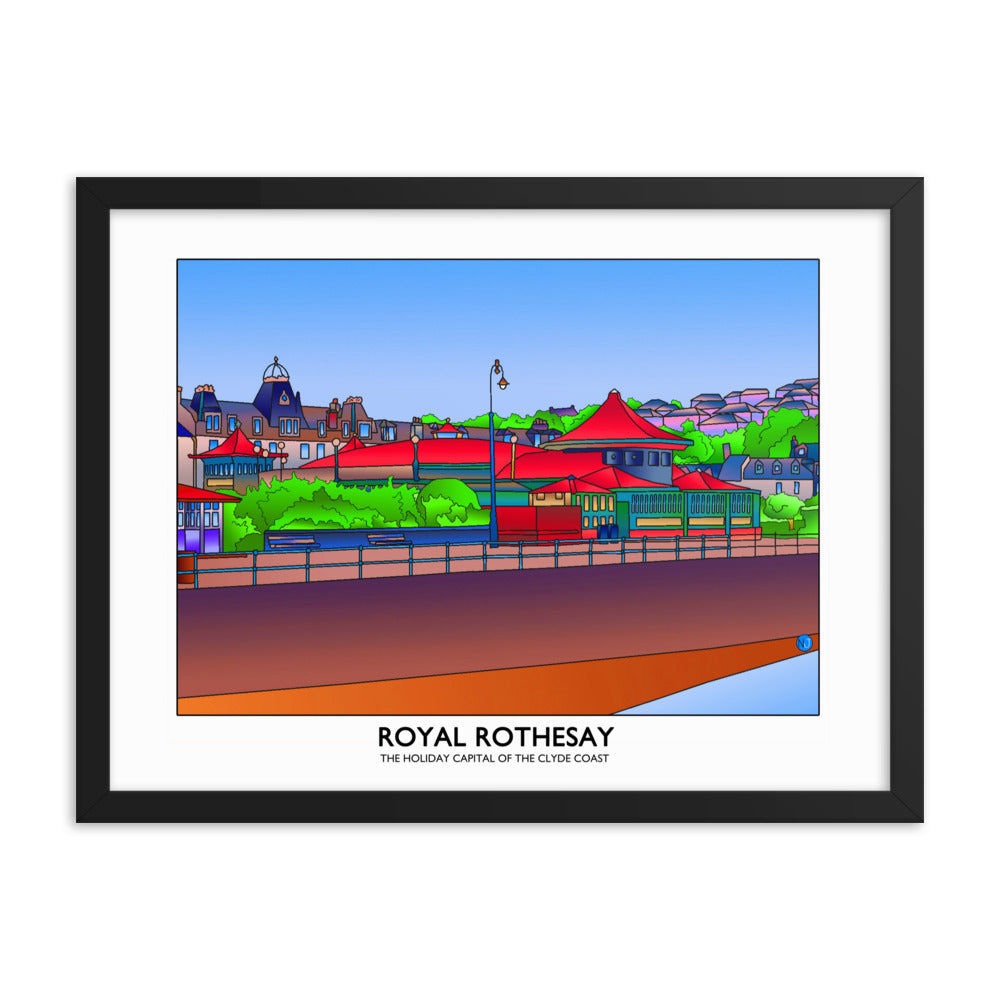 Rothesay Winter Gardens Framed Print