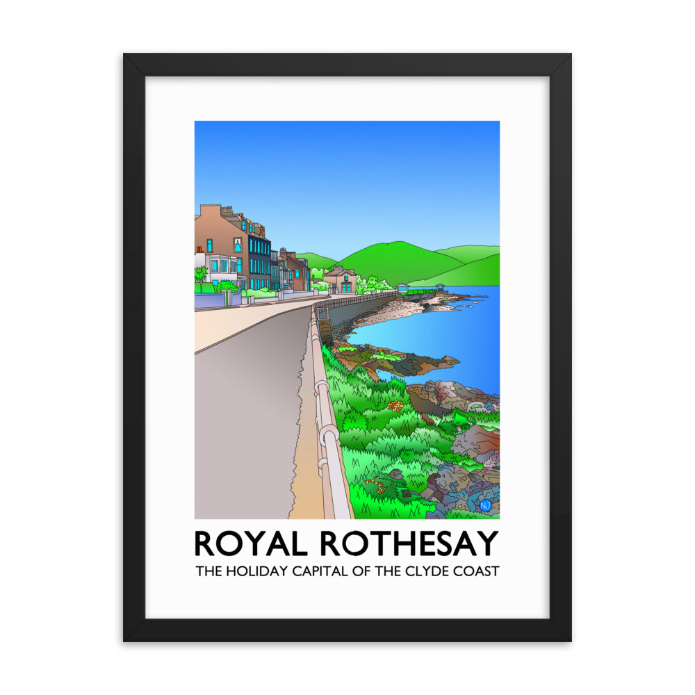 Ardbeg Road Framed Print