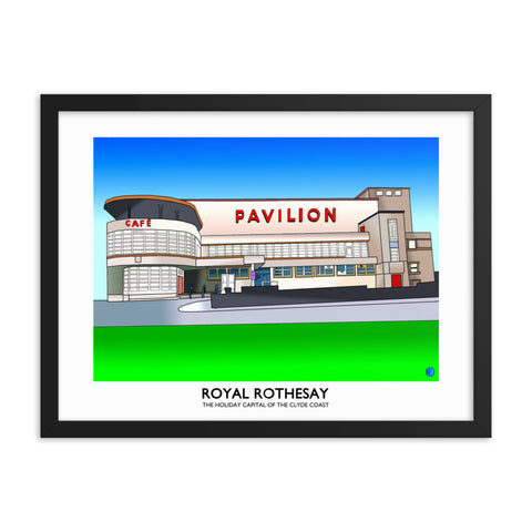 The Pavilion Framed poster