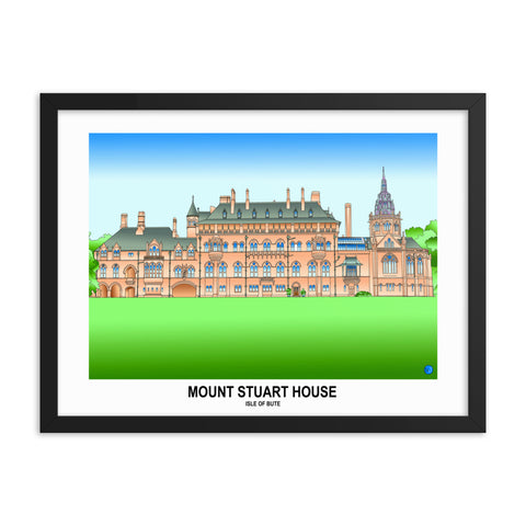 Mount Stuart Framed poster