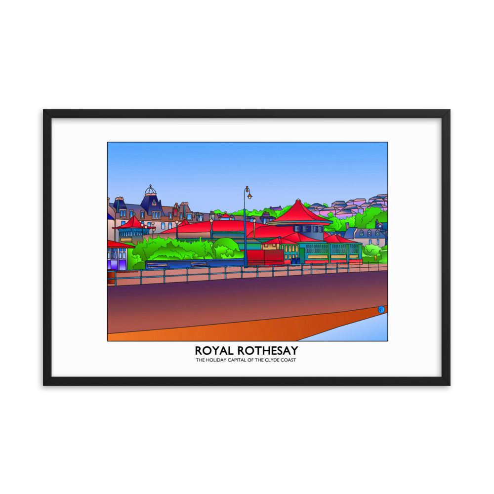 Rothesay Winter Gardens Framed Print