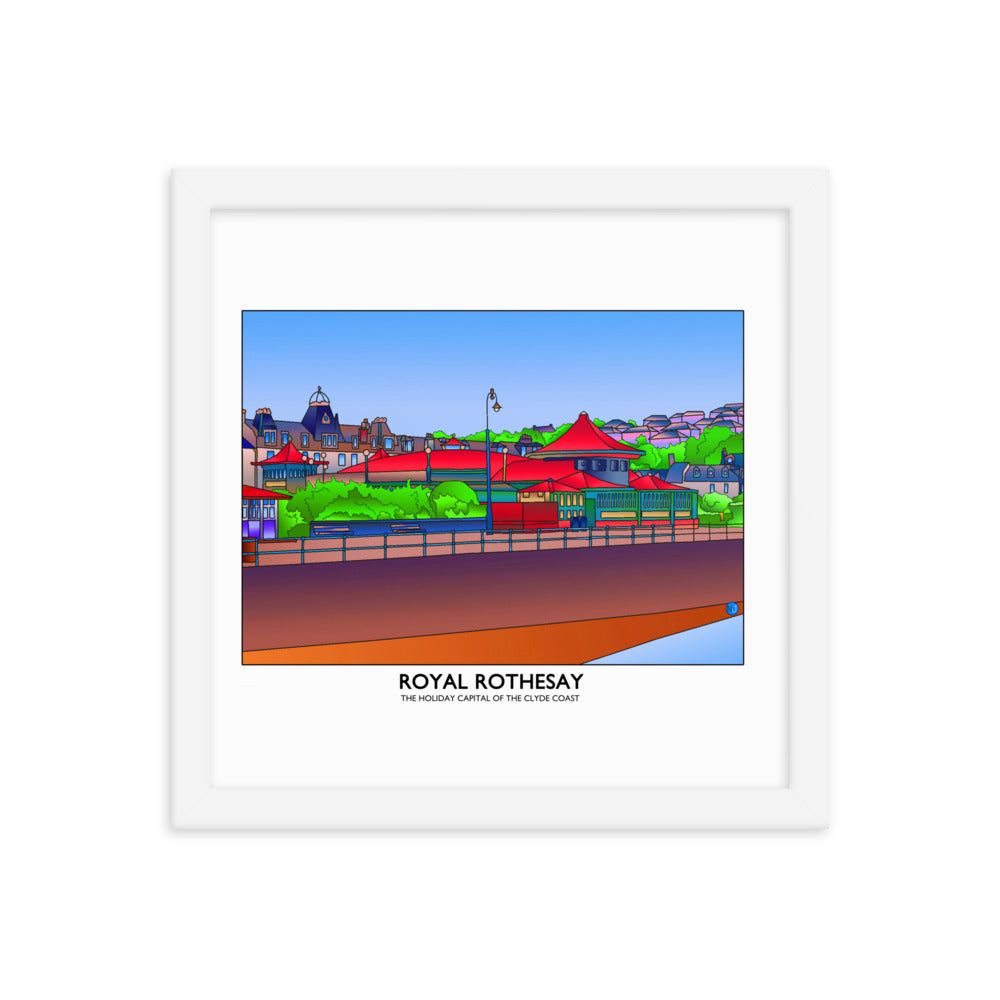 Rothesay Winter Gardens Framed Print