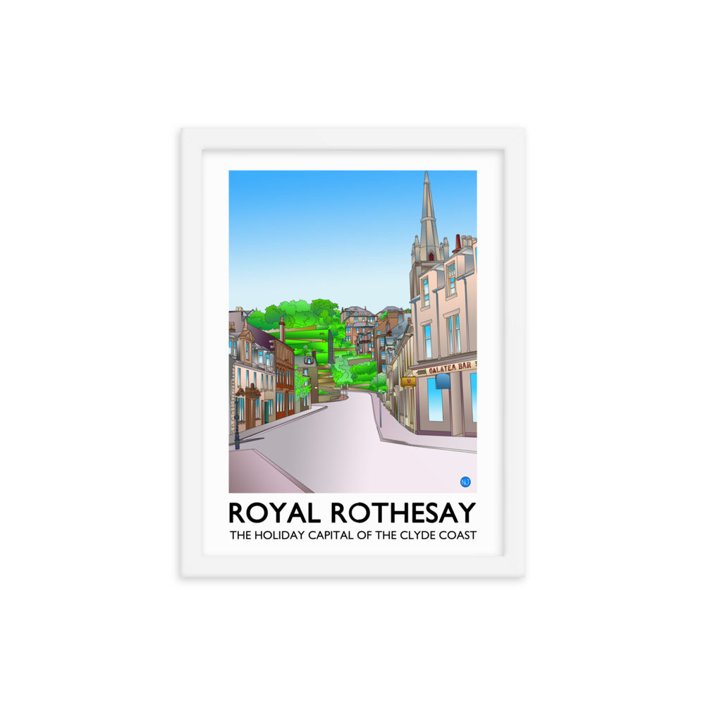 Castle Street Rothesay Framed Print