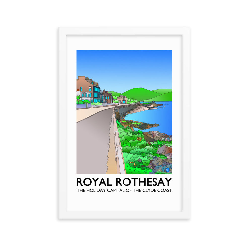 Ardbeg Road Framed Print
