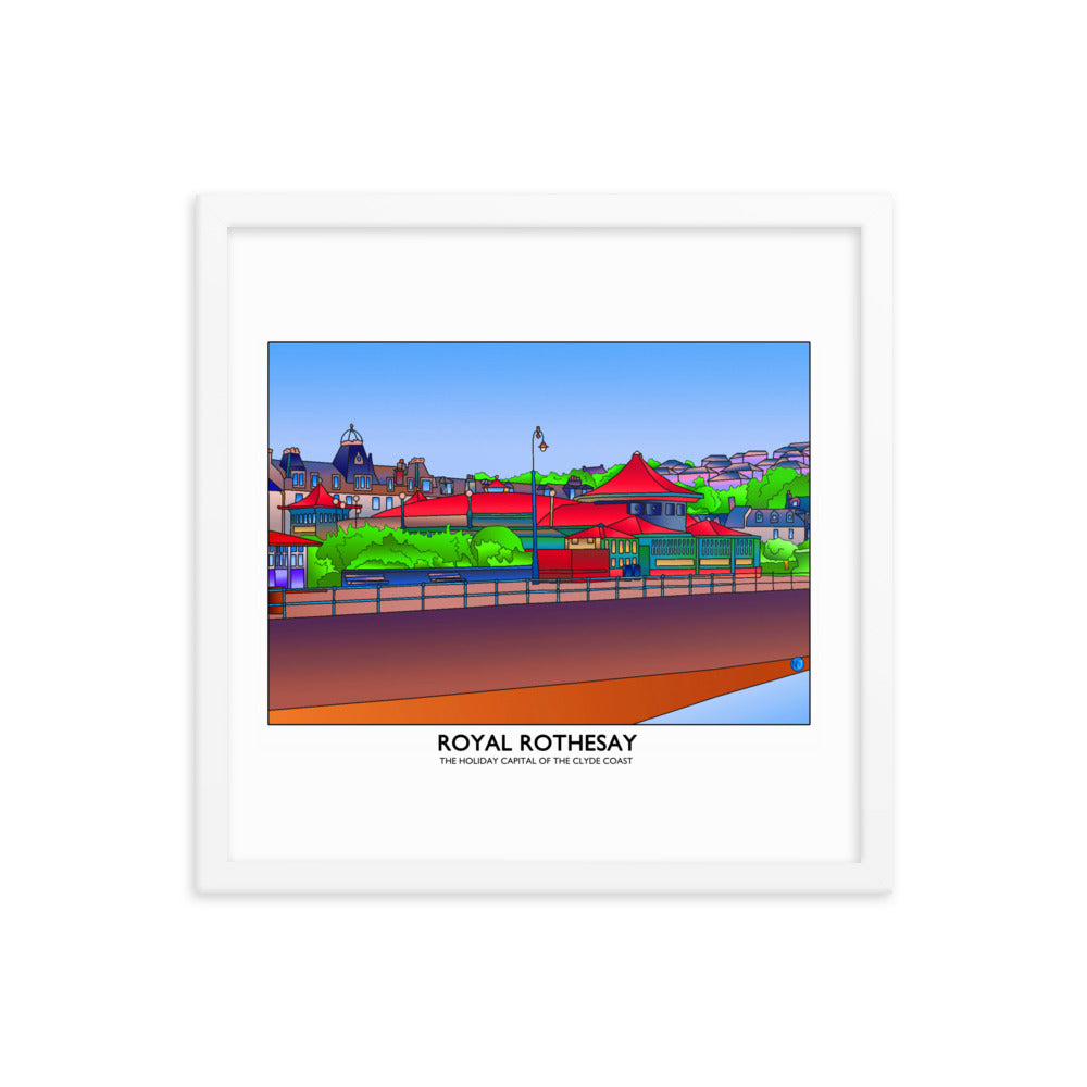 Rothesay Winter Gardens Framed Print
