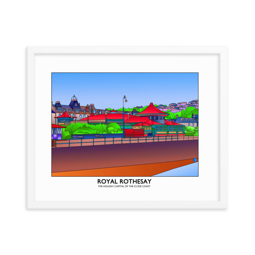 Rothesay Winter Gardens Framed Print