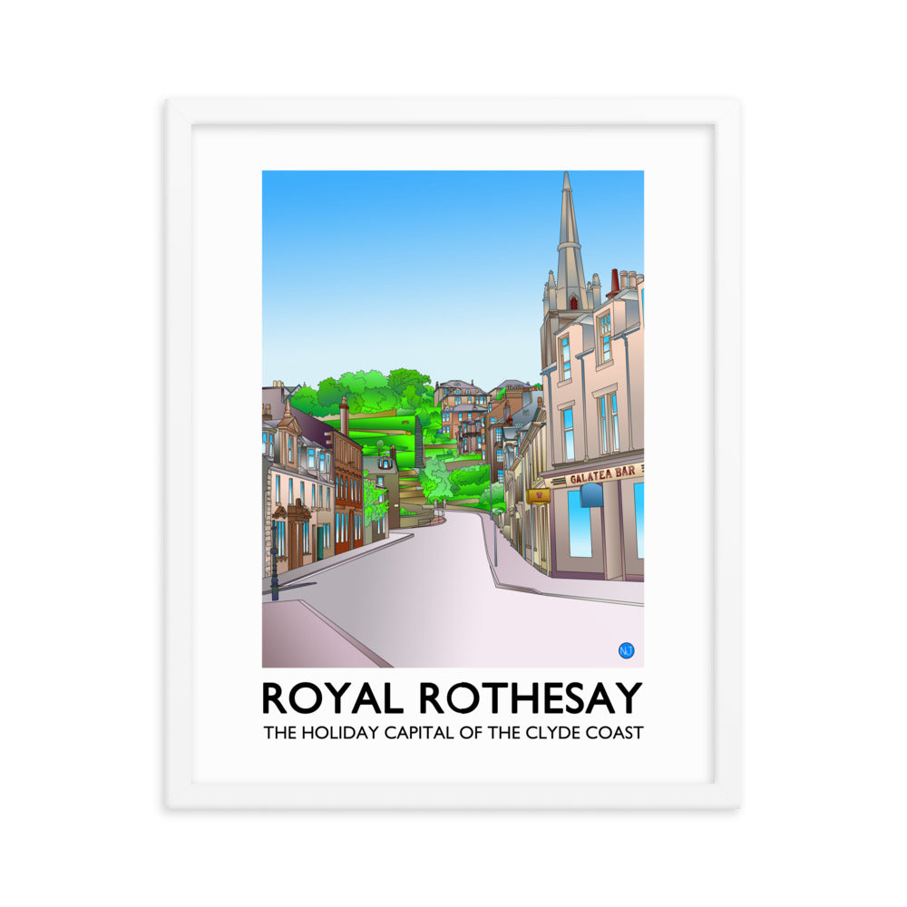 Castle Street Rothesay Framed Print