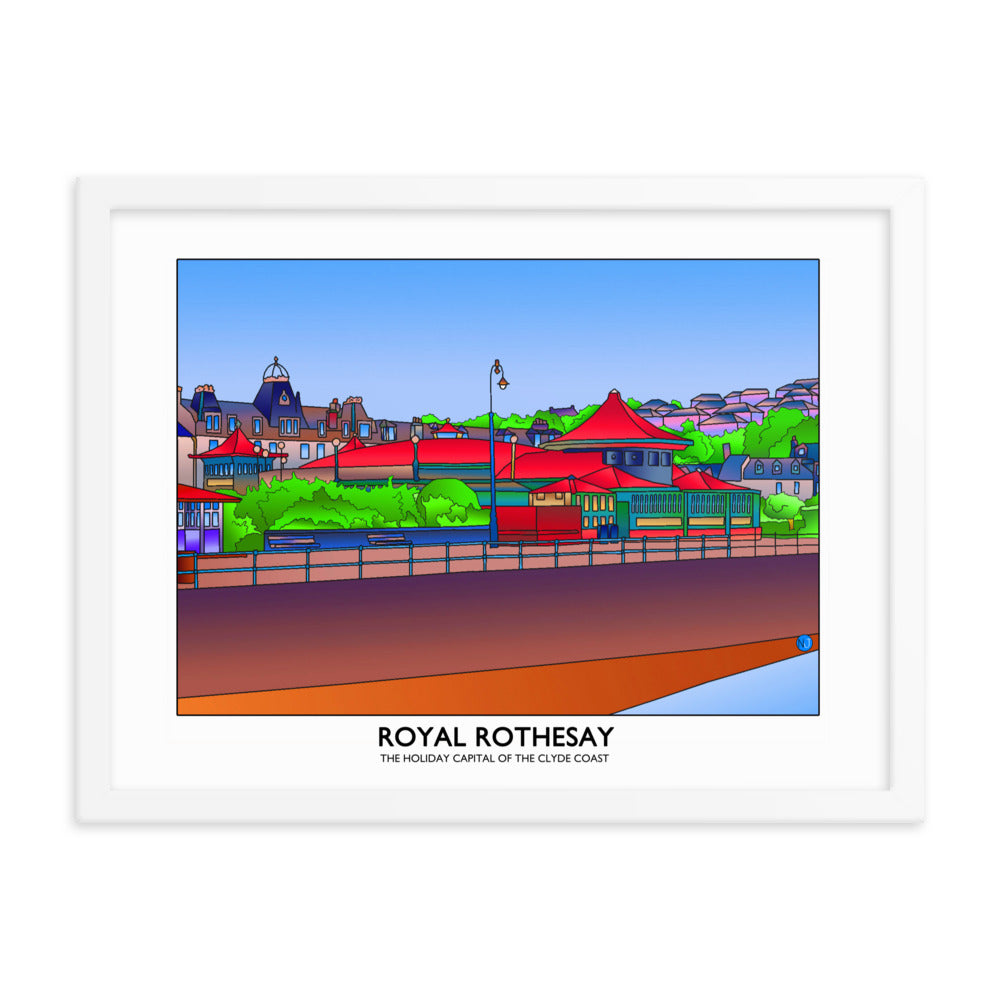 Rothesay Winter Gardens Framed Print