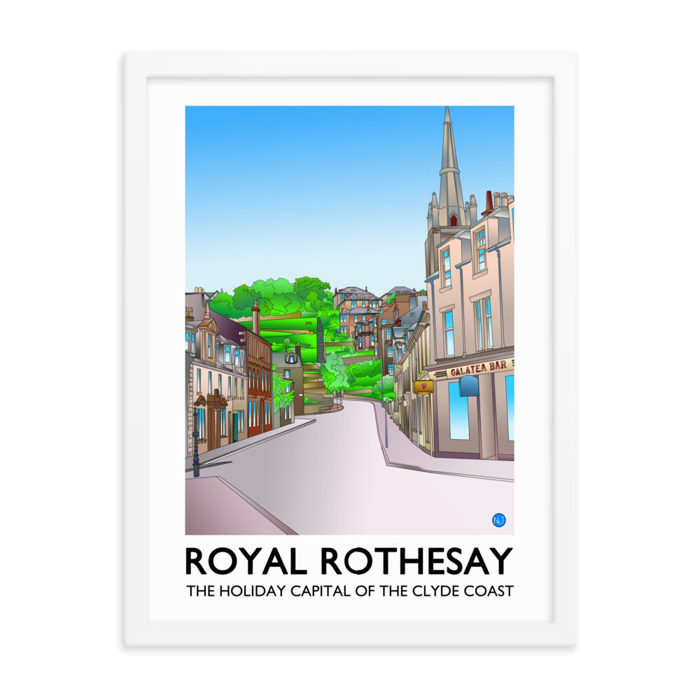 Castle Street Rothesay Framed Print