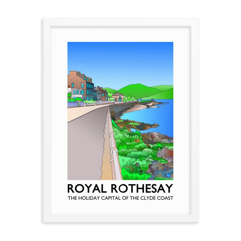 Ardbeg Road Framed Print