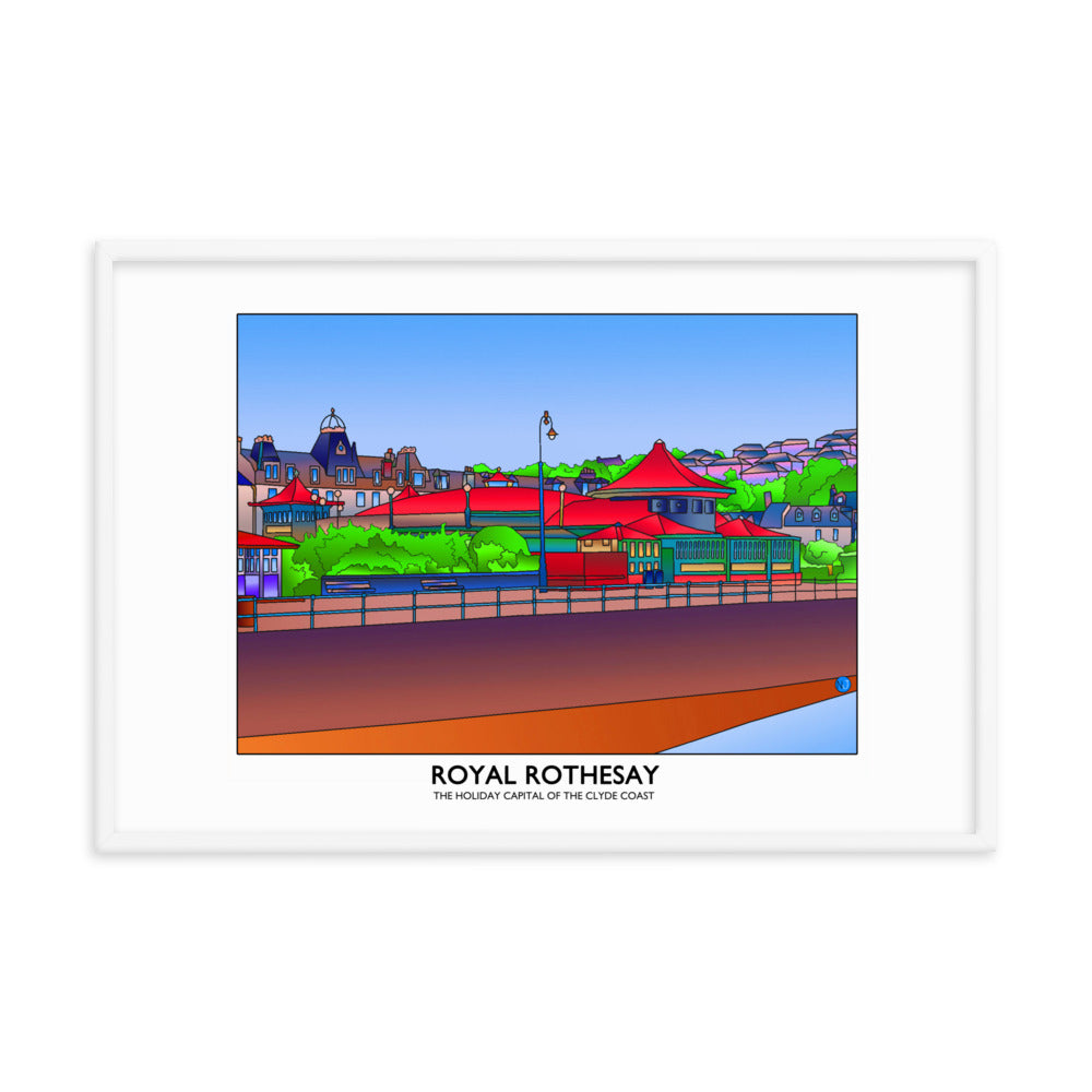 Rothesay Winter Gardens Framed Print