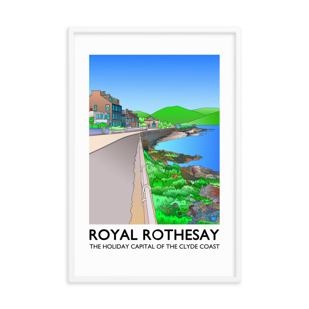 Ardbeg Road Framed Print