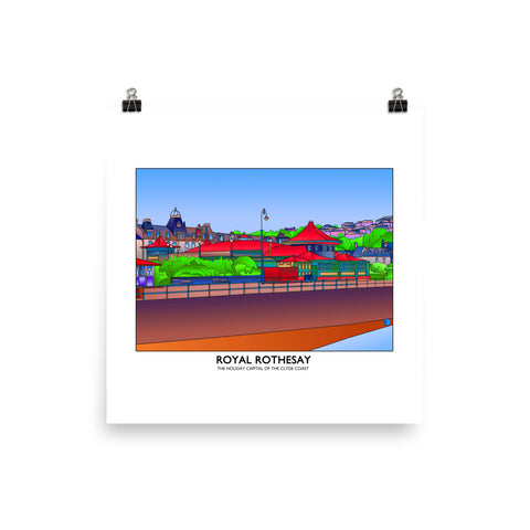 Rothesay Winter Garden Poster