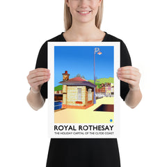 Weigh Bridge Rothesay Poster