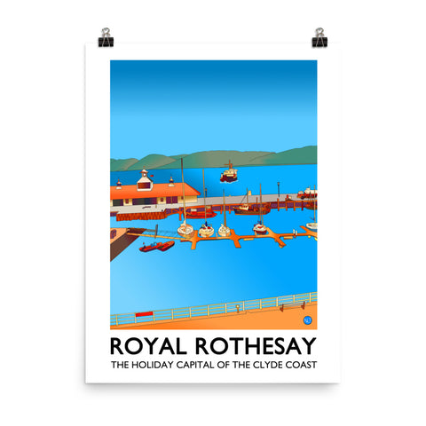 Rothesay Marina Poster