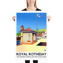 Weigh Bridge Rothesay Poster