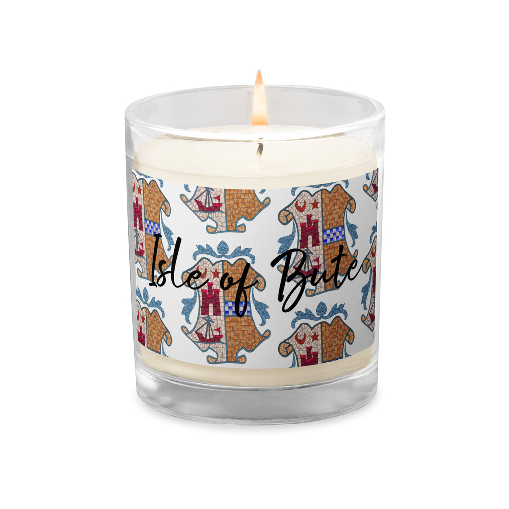 Isle of Bute Glass jar soy wax candle - Free p&p Worldwide