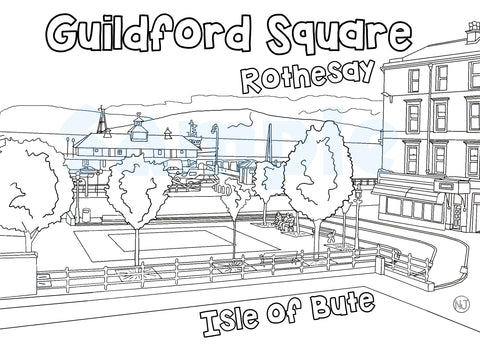 Guildford Square Colour In Sheet (FREE DIGITAL DOWN LOAD)