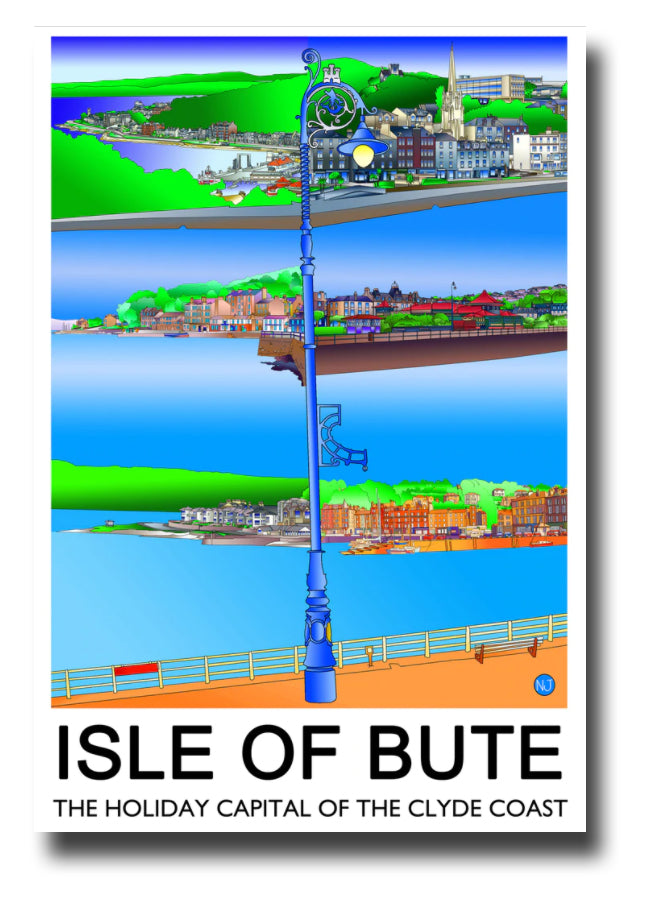 Bute Collage Postcard #1