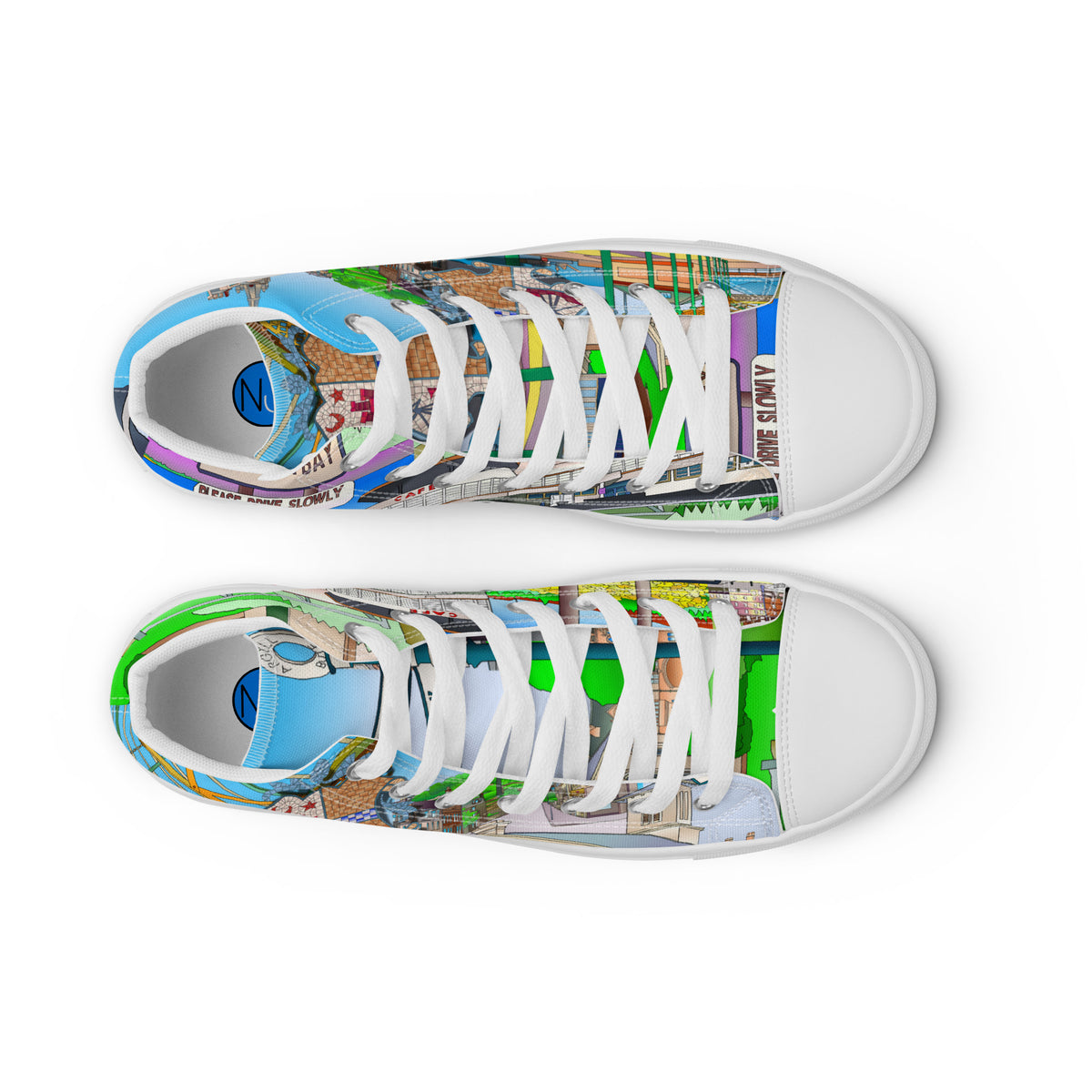 Isle of Bute Mens high top shoes - Free p&p Worldwide
