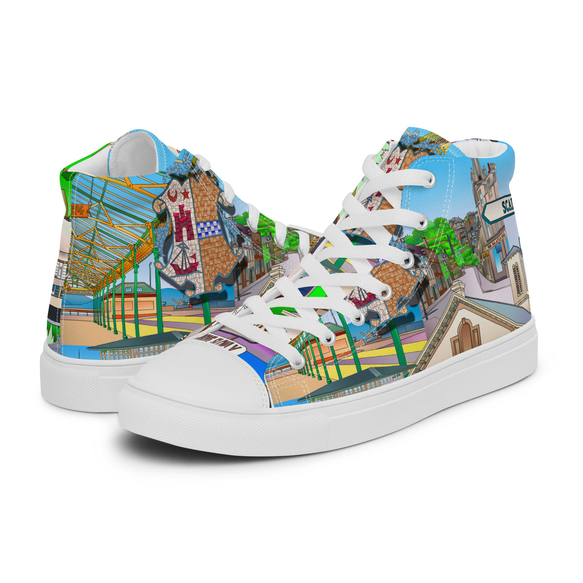 Isle of Bute Mens high top shoes - Free p&p Worldwide