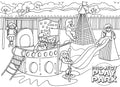 Project Play Park Colour In Sheet (FREE DIGITAL DOWN LOAD)