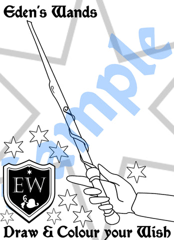 Eden's Wands - Colour Sheet # - 2 (FREE Digital Download)