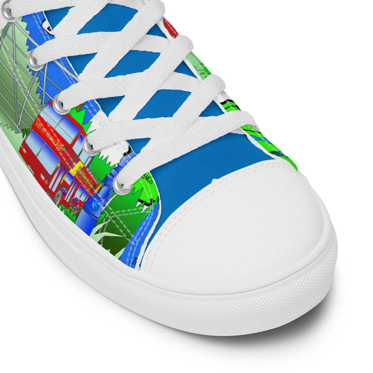 Isle of Bute Women’s high top canvas shoes #1 - Free p&p Worldwide